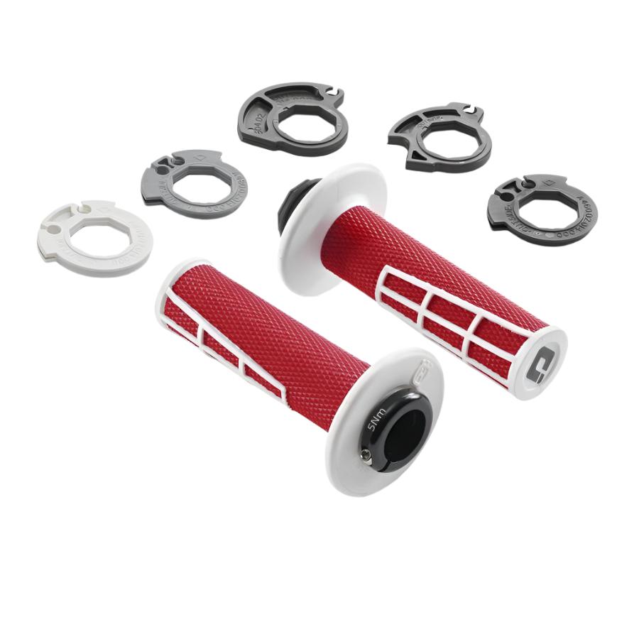UNCUT lock-on Gript Set 2017-2025 KTM/HUSQVARNA/GASGAS MX/ENDURO 2T/4T — Red