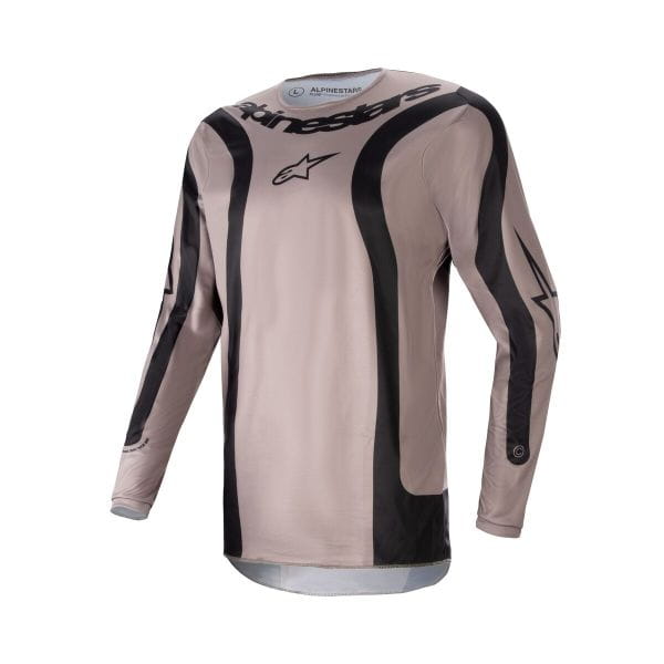 Tricou Barbati Off road ALPINESTARS MX FLUID negru/maro