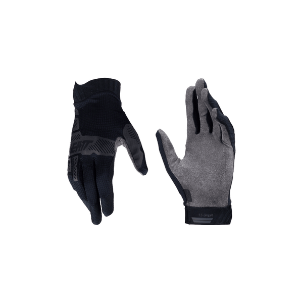 Mănuși Moto Copii LEATT 1.5 Jr Stealth, Negru/Gri