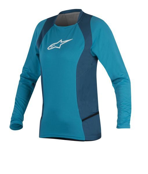 Tricou Femei cycling ALPINESTARS STELLE DROP 2 albastru/alb