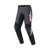 Pantaloni Femei Off road ALPINESTARS MX STELLA FLUID negru/alb/roz