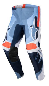 Pantaloni Barbati Off road ALPINESTARS MX FLUID AGENT albastru/bleumarin/portocaliu/alb