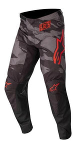 Pantaloni Barbati Off road ALPINESTARS MX RACER TACTICAL negru/camo/fluorescent/gri/rosu